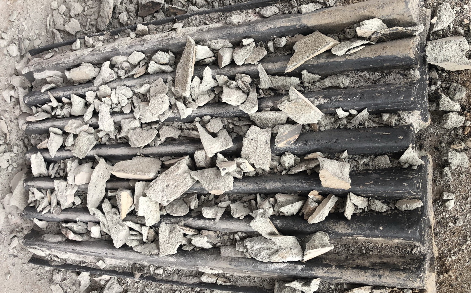 高锰钢铸造涂料使用效果图